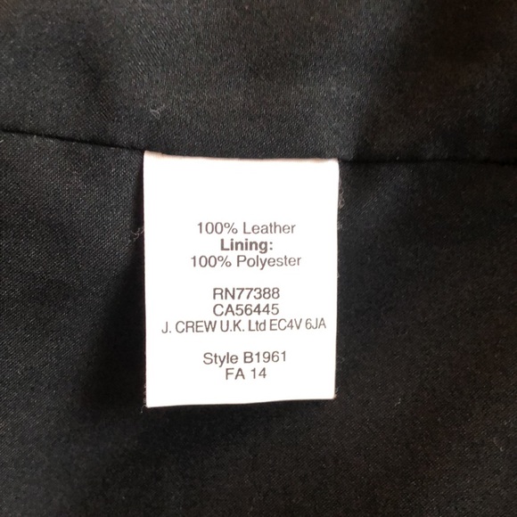 MADEWELL BLACK LEATHER MOTO ZIPPERS JACKET COLLARLESS SIZE XS - Picture 13 of 15